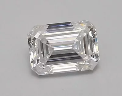0.85ct D VVS2 Excellent Cut Emerald Lab Grown Diamond
