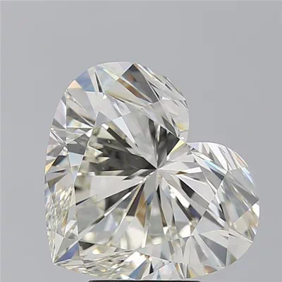 6.01ct K VS2 Rare Carat Ideal Cut Heart Diamond