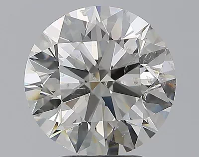 3.50ct K SI2 Rare Carat Ideal Cut Round Diamond
