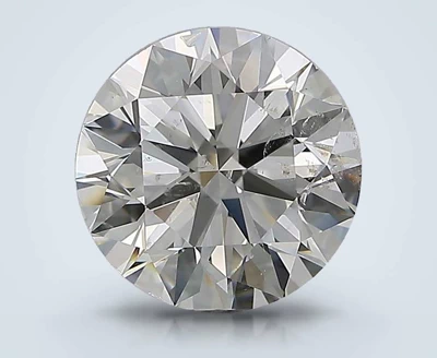 3.50ct K SI2 Rare Carat Ideal Cut Round Diamond