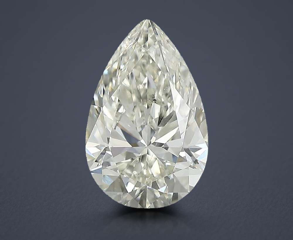 2.03ct I SI1 Rare Carat Ideal Cut Pear Diamond