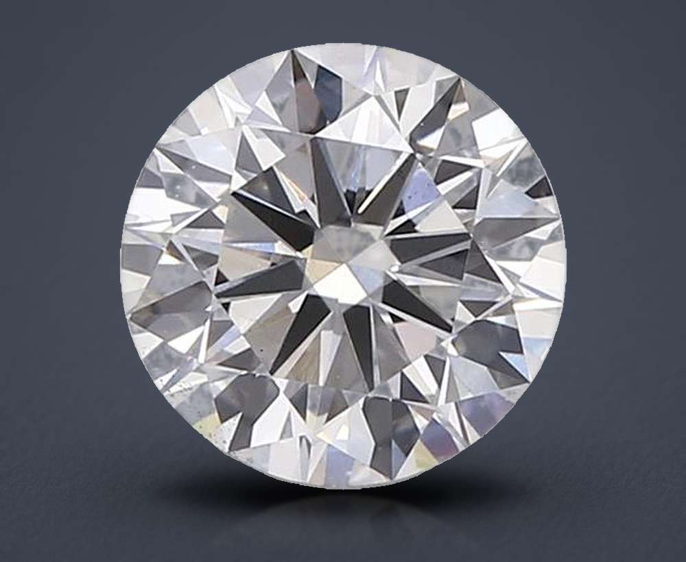 2.01ct F VS2 Rare Carat Ideal Cut Round Lab Grown Diamond