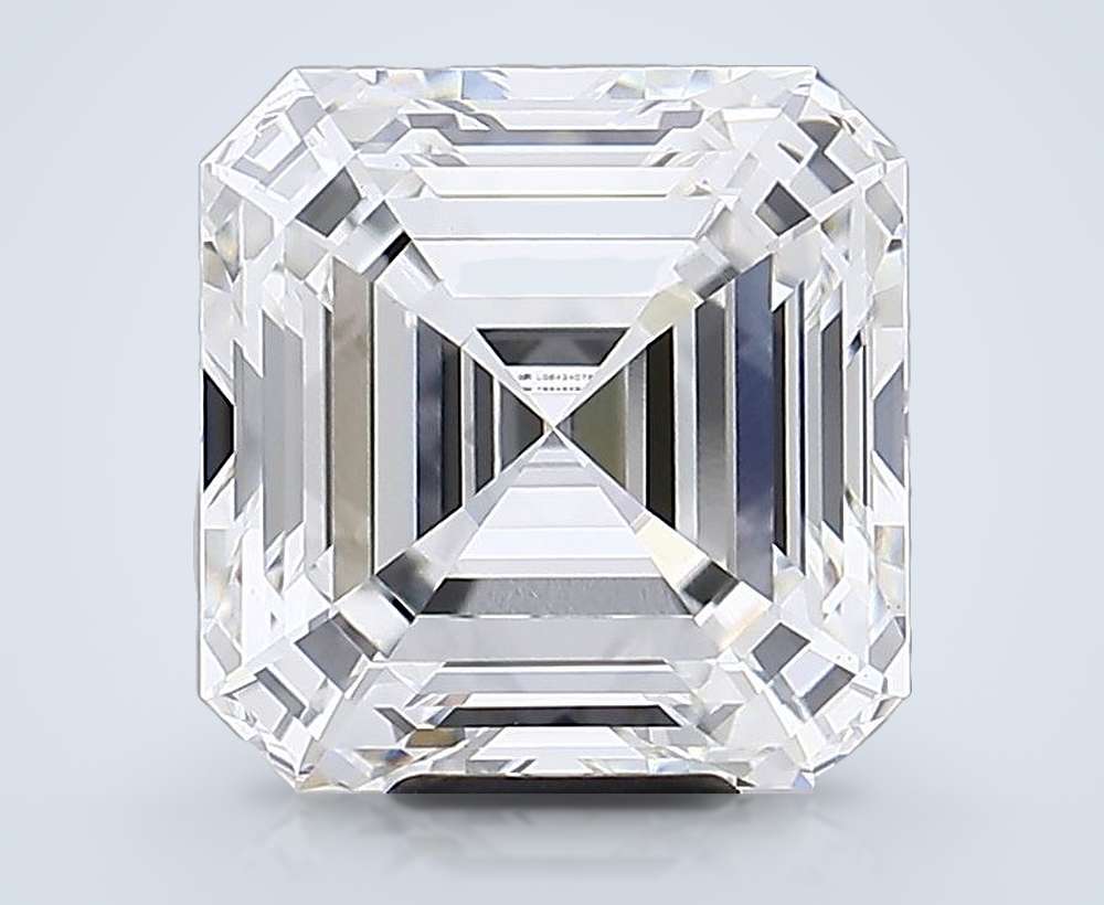 10.01ct E VS1 Rare Carat Ideal Cut Asscher Lab Grown Diamond