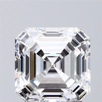 2.57ct D VS1 Rare Carat Ideal Cut Asscher Lab Grown Diamond
