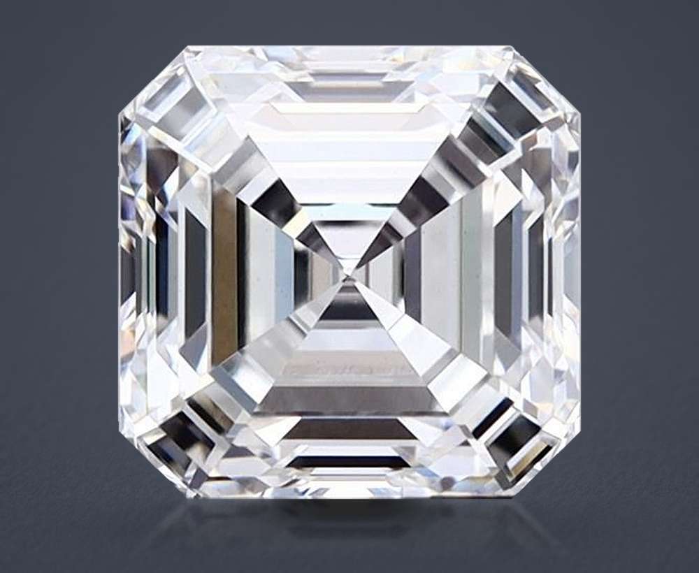 2.57ct D VS1 Rare Carat Ideal Cut Asscher Lab Grown Diamond
