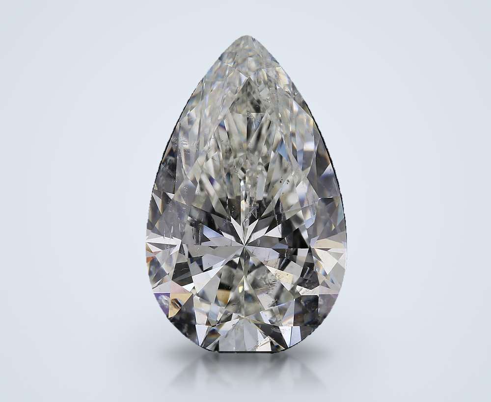 5.50ct J SI2 Rare Carat Ideal Cut Pear Diamond