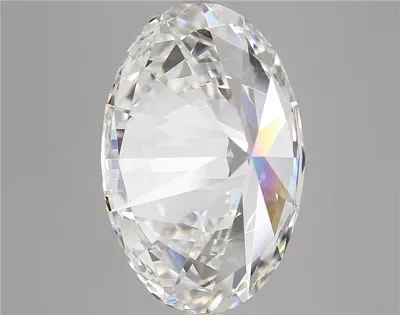 10.18ct F VVS2 Rare Carat Ideal Cut Oval Lab Grown Diamond