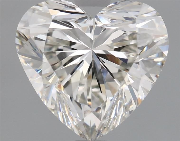 3.02ct G VS2 Rare Carat Ideal Cut Heart Lab Grown Diamond