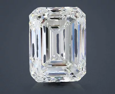 3.06ct I VVS1 Rare Carat Ideal Cut Emerald Diamond