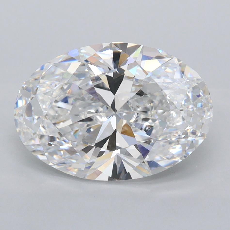 2.42ct D VVS1 Rare Carat Ideal Cut Oval Lab Grown Diamond
