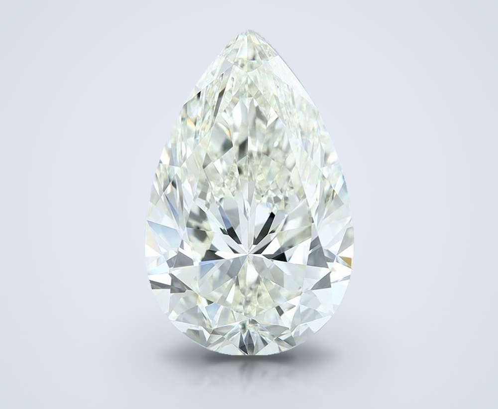 7.06ct I IF Rare Carat Ideal Cut Pear Diamond