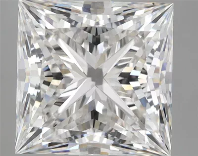 6.02ct G VS1 Rare Carat Ideal Cut Princess Lab Grown Diamond