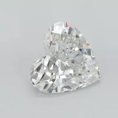 17.00ct D VVS2 Very Good Cut Heart Lab Grown Diamond