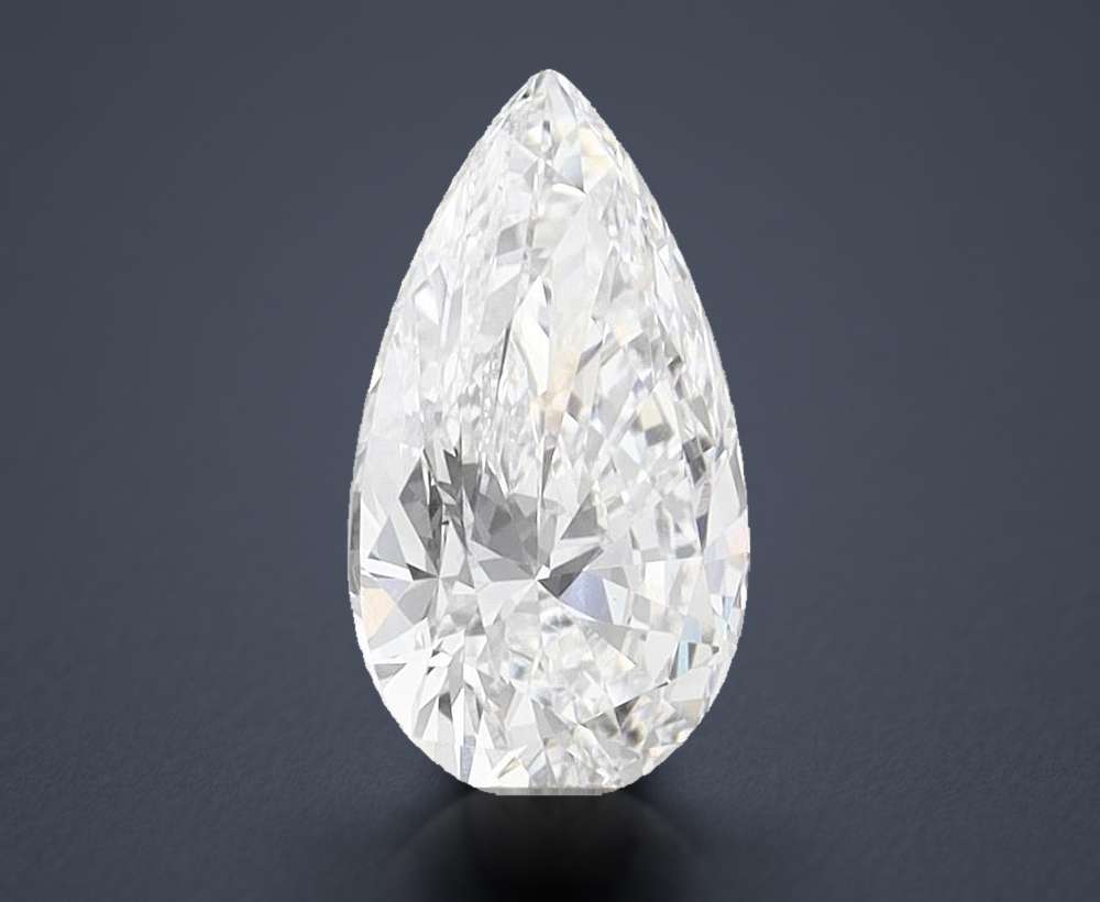 1.50ct E VS1 Rare Carat Ideal Cut Pear Lab Grown Diamond
