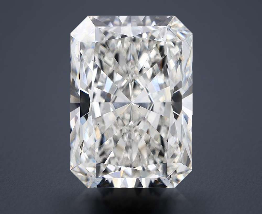 11.22ct G VS2 Rare Carat Ideal Cut Radiant Lab Grown Diamond
