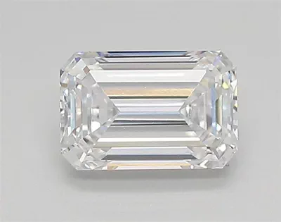 0.74ct D VVS2 Rare Carat Ideal Cut Emerald Lab Grown Diamond