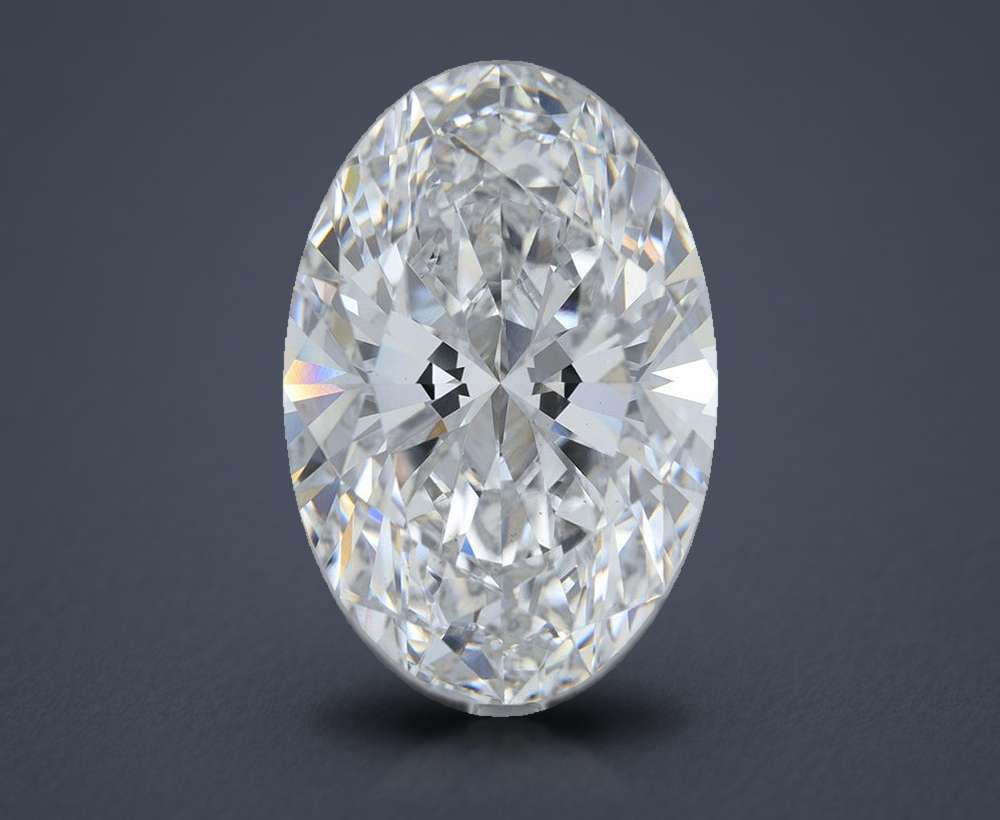11.23ct F VS1 Rare Carat Ideal Cut Oval Lab Grown Diamond