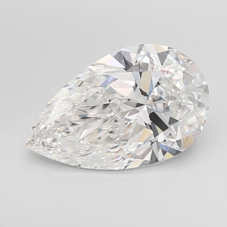 4.04ct E VVS2 Rare Carat Ideal Cut Pear Lab Grown Diamond