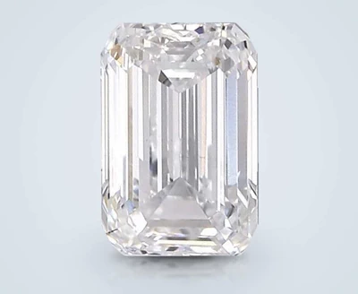 2.02ct E VS1 Rare Carat Ideal Cut Emerald Lab Grown Diamond