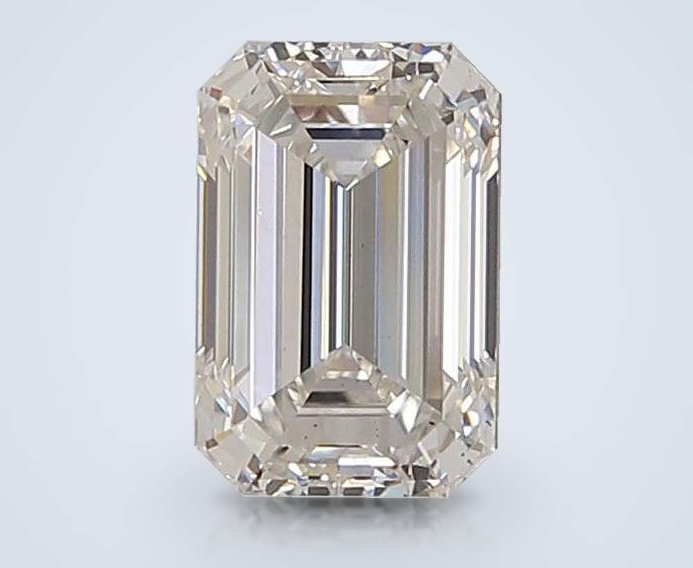 1.45ct E VS2 Rare Carat Ideal Cut Emerald Lab Grown Diamond