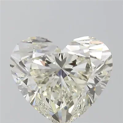 3.02ct K VVS2 Rare Carat Ideal Cut Heart Diamond