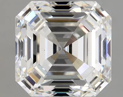 1.00ct G VS2 Rare Carat Ideal Cut Asscher Diamond