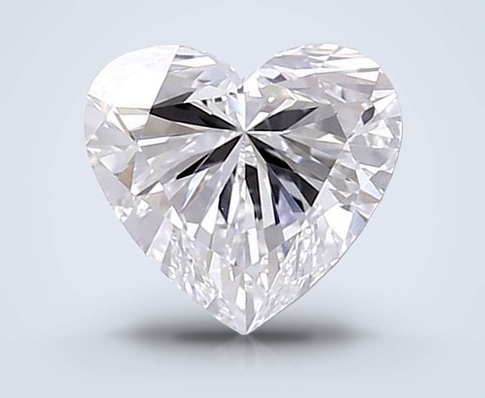 1.50ct D VVS2 Very Good Cut Heart Lab Grown Diamond