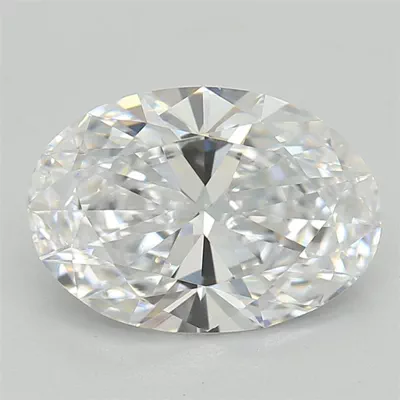 1.08ct D VVS2 Very Good Cut Oval Lab Grown Diamond