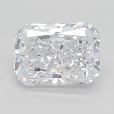 4.02ct E VVS1 Rare Carat Ideal Cut Radiant Lab Grown Diamond