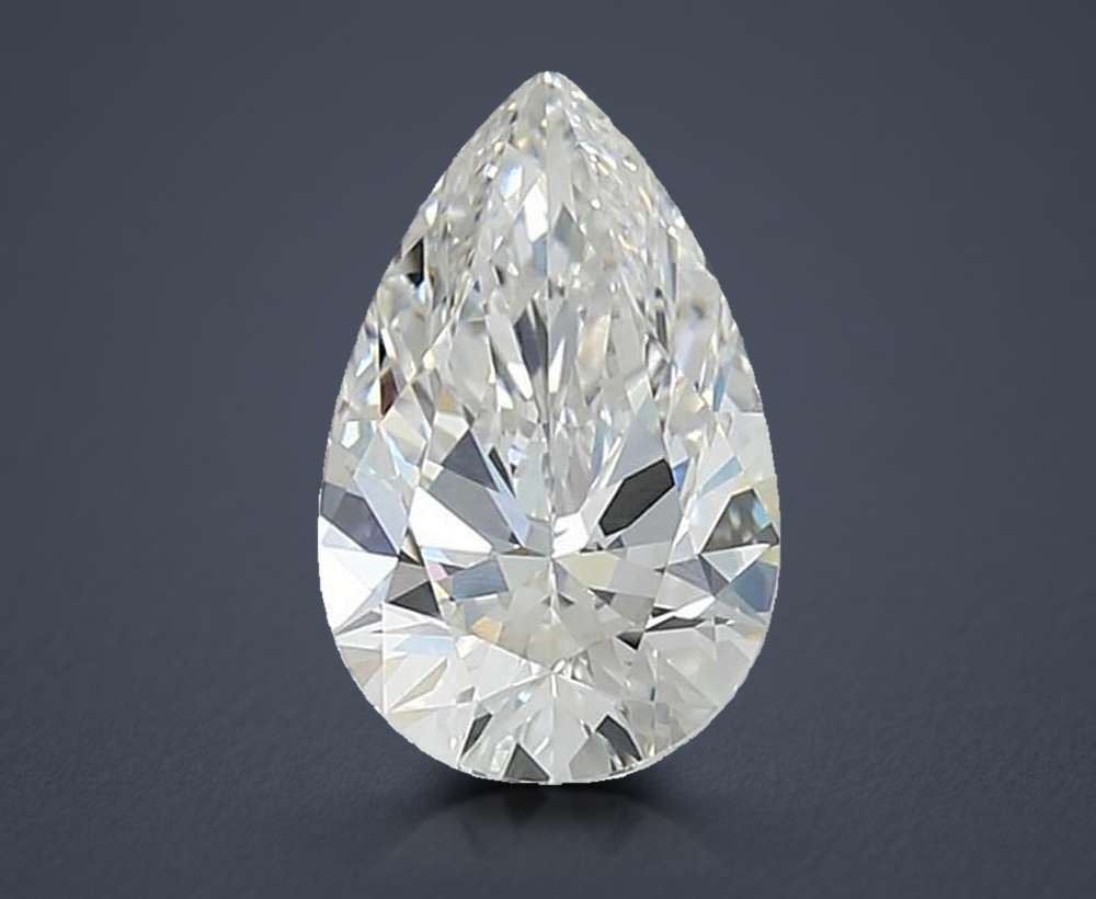 1.90ct G VVS2 Rare Carat Ideal Cut Pear Lab Grown Diamond