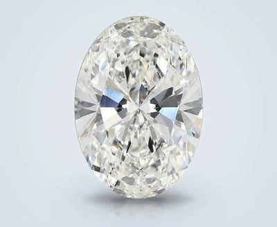 10.07ct F VVS2 Rare Carat Ideal Cut Oval Lab Grown Diamond