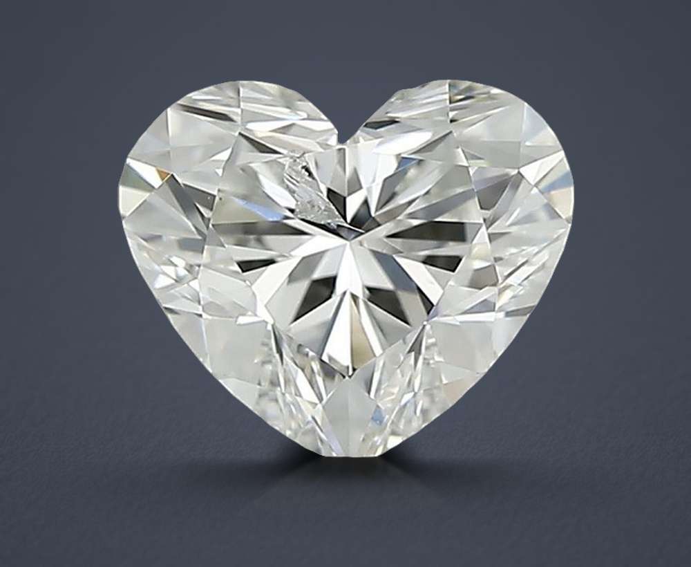 0.70ct G SI2 Rare Carat Ideal Cut Heart Diamond