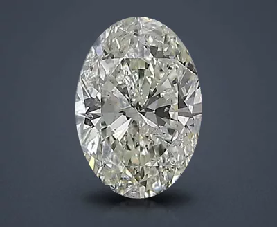 0.96ct I SI2 Rare Carat Ideal Cut Oval Diamond