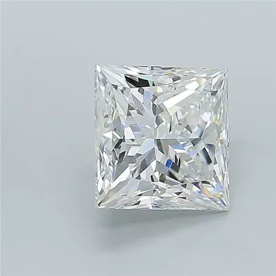 2.04ct E VVS2 Rare Carat Ideal Cut Princess Lab Grown Diamond