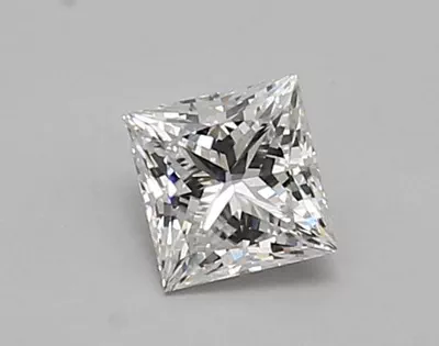 0.68ct D VVS2 Rare Carat Ideal Cut Princess Lab Grown Diamond