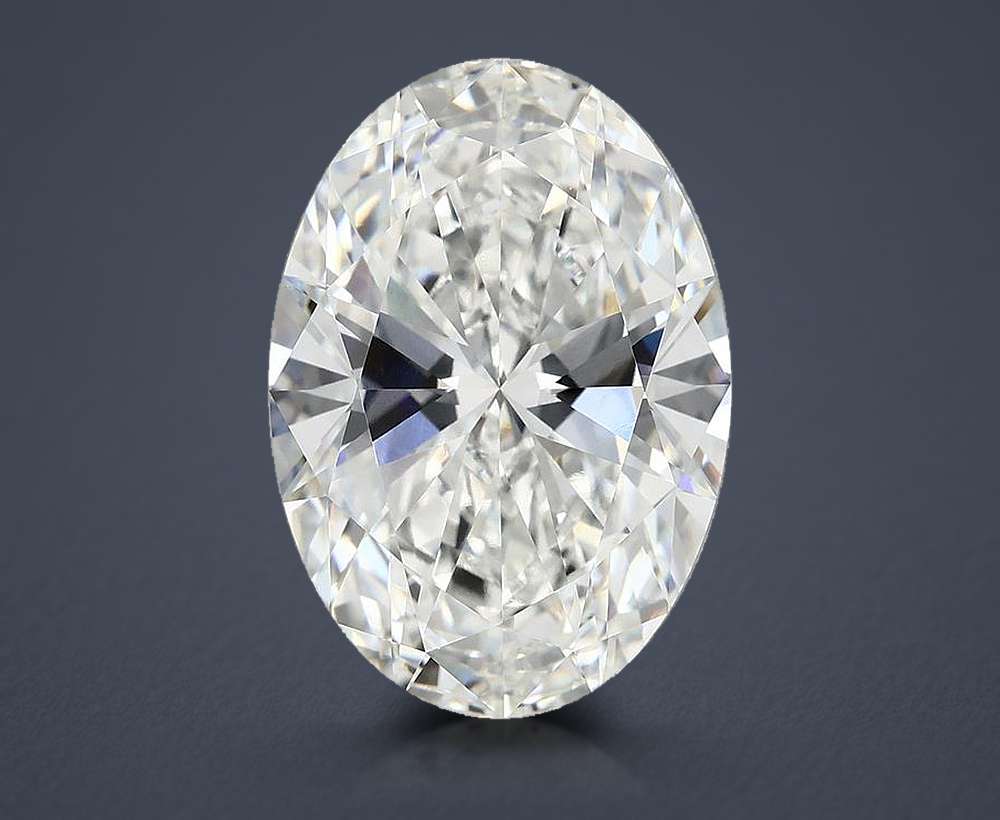 10.10ct F VVS2 Rare Carat Ideal Cut Oval Lab Grown Diamond