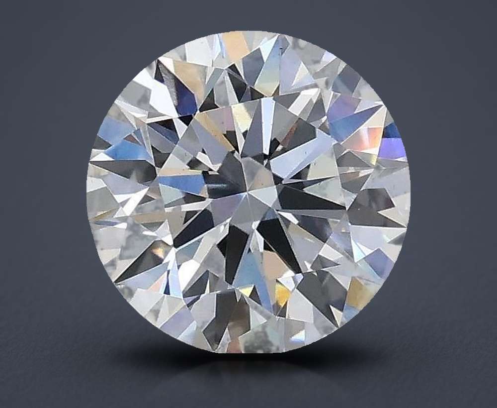 1.24ct D VS2 Rare Carat Ideal Cut Round Lab Grown Diamond