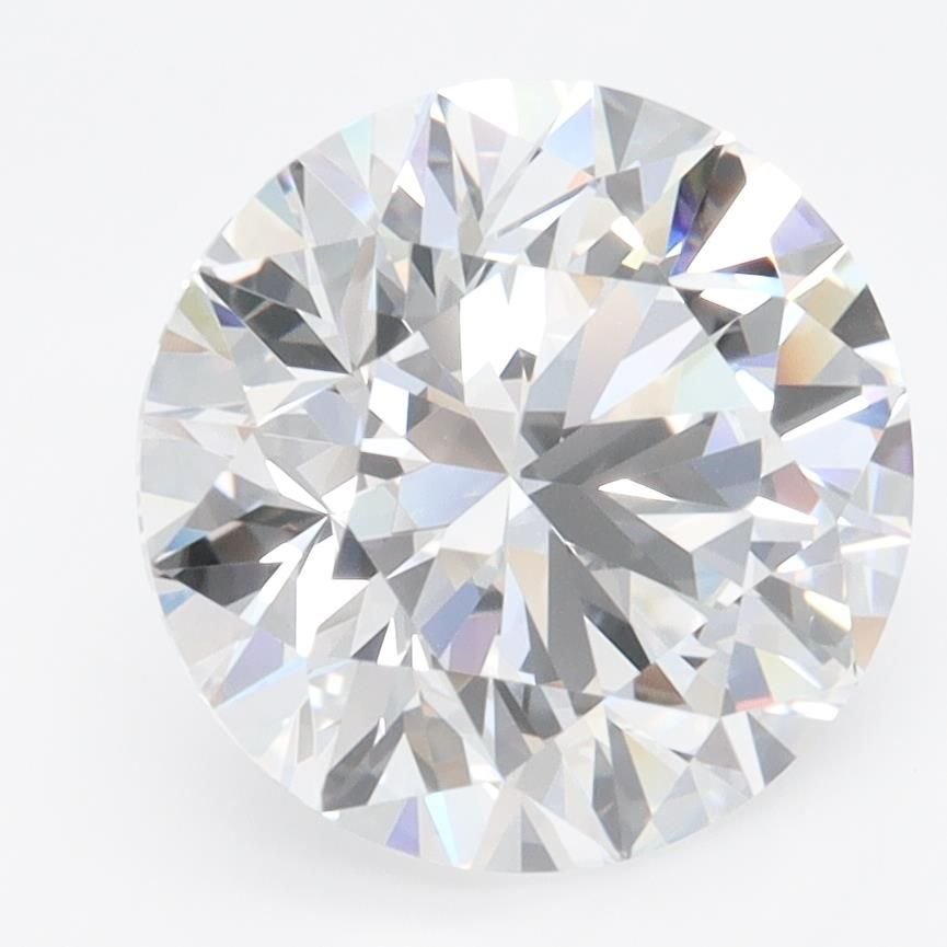 3.81ct D VVS1 Rare Carat Ideal Cut Round Lab Grown Diamond