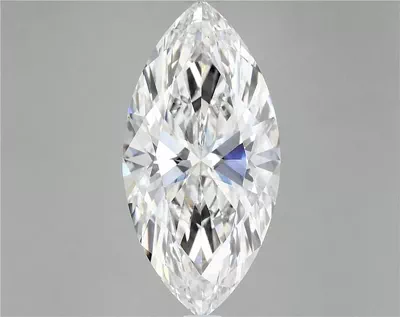 6.17ct D VS2 Rare Carat Ideal Cut Marquise Lab Grown Diamond