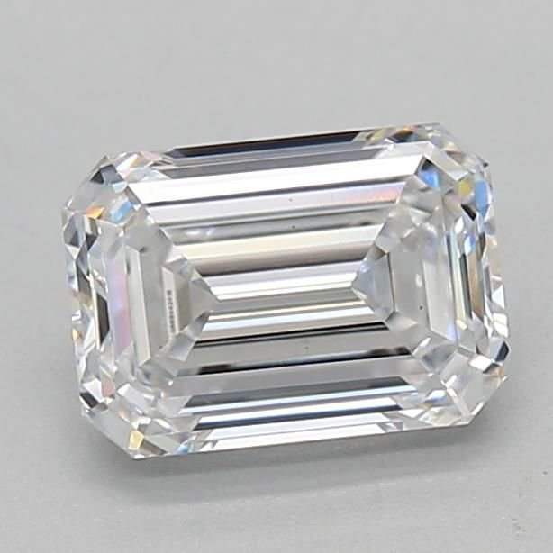 1.58ct D VS1 Rare Carat Ideal Cut Emerald Lab Grown Diamond