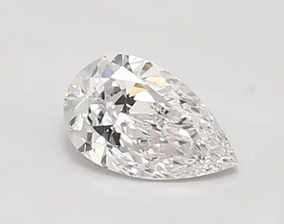 0.59ct D VVS2 Rare Carat Ideal Cut Pear Lab Grown Diamond