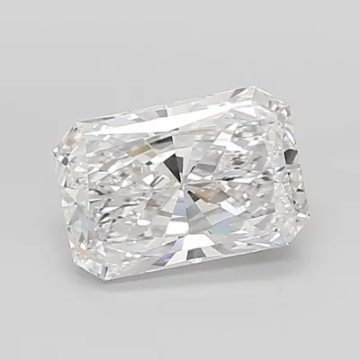3.55ct E VVS2 Rare Carat Ideal Cut Radiant Lab Grown Diamond