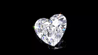 5.02ct D IF Rare Carat Ideal Cut Heart Diamond