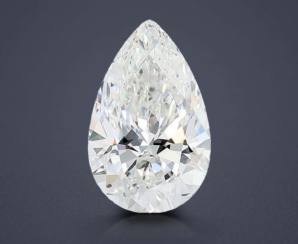 1.79ct E VVS2 Rare Carat Ideal Cut Pear Lab Grown Diamond