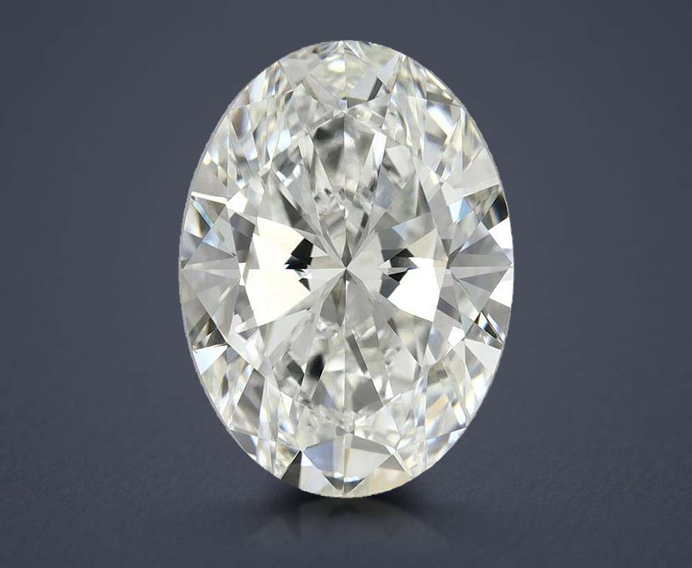 10.19ct F VS1 Rare Carat Ideal Cut Oval Lab Grown Diamond