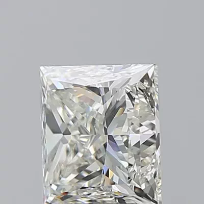 3.02ct J VS2 Rare Carat Ideal Cut Princess Diamond
