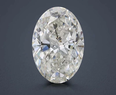 8.08ct H SI2 Rare Carat Ideal Cut Oval Diamond