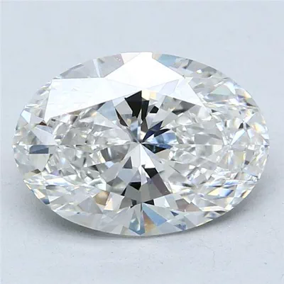 3.51ct F VVS2 Rare Carat Ideal Cut Oval Lab Grown Diamond