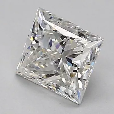 0.90ct G SI1 Rare Carat Ideal Cut Princess Diamond