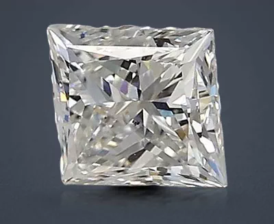 0.90ct G SI1 Rare Carat Ideal Cut Princess Diamond